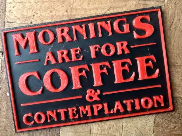 Mornings are for coffee and contemplation