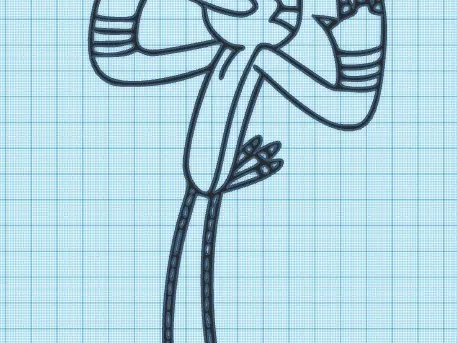 MORTICI - REGULAR SHOW - WALL ART