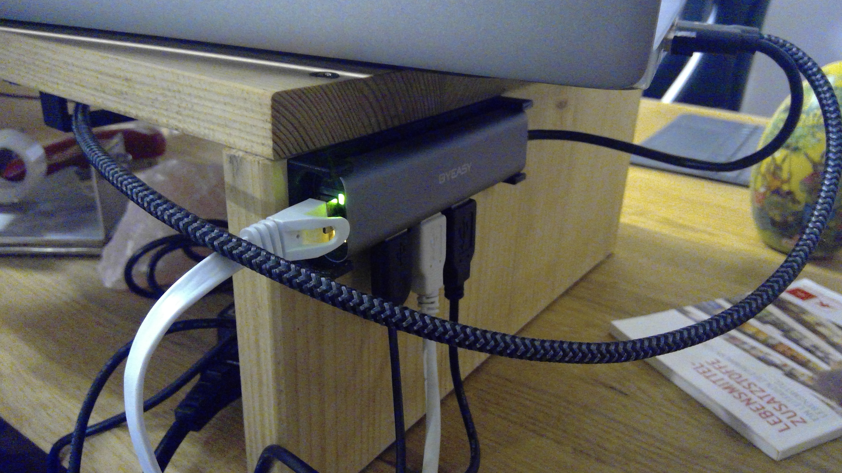 BYEASY Ethernet Adapter Holder