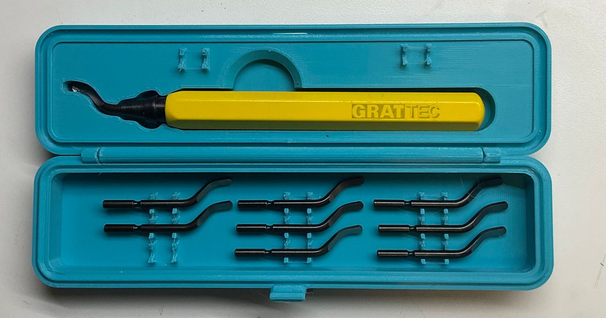 Deburring tool case Remix by Bennji Download free STL model