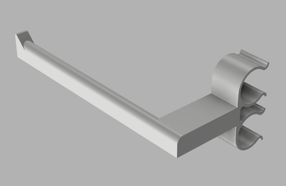 Towel warmer / Radiator clip for toilet paper, towel and smartphone by