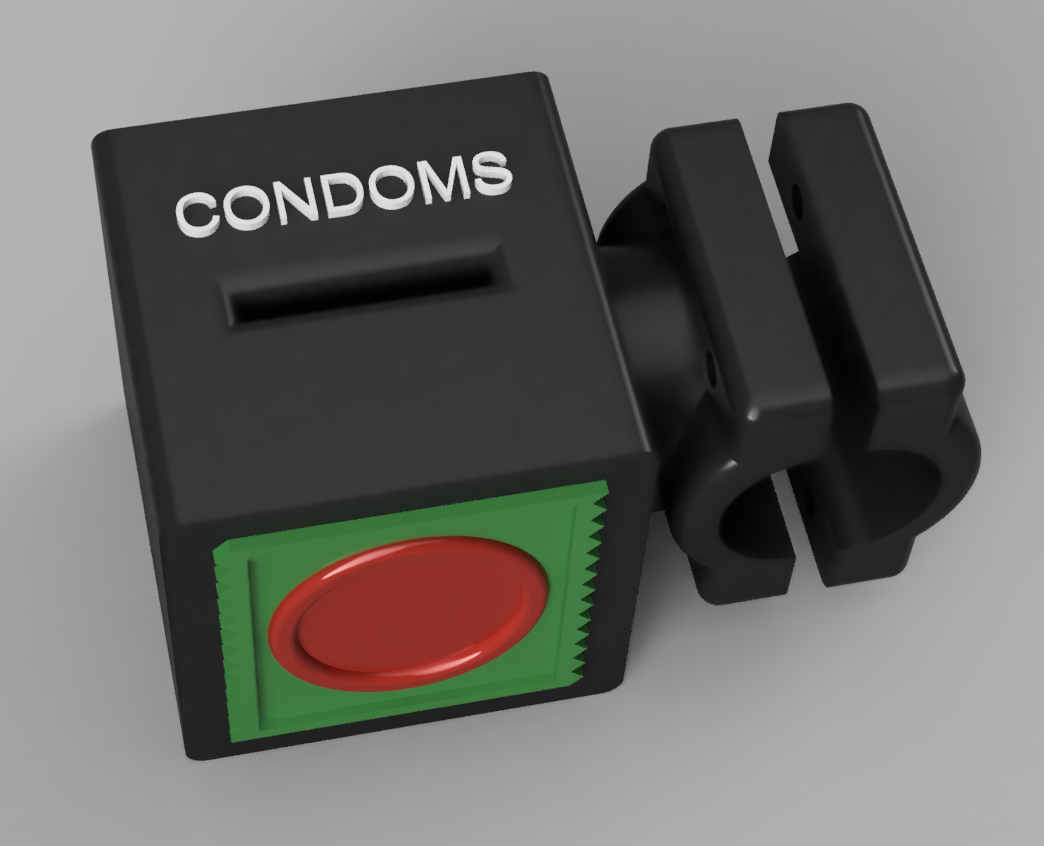 Donate For Condoms by Matthes Neumann Download free STL model