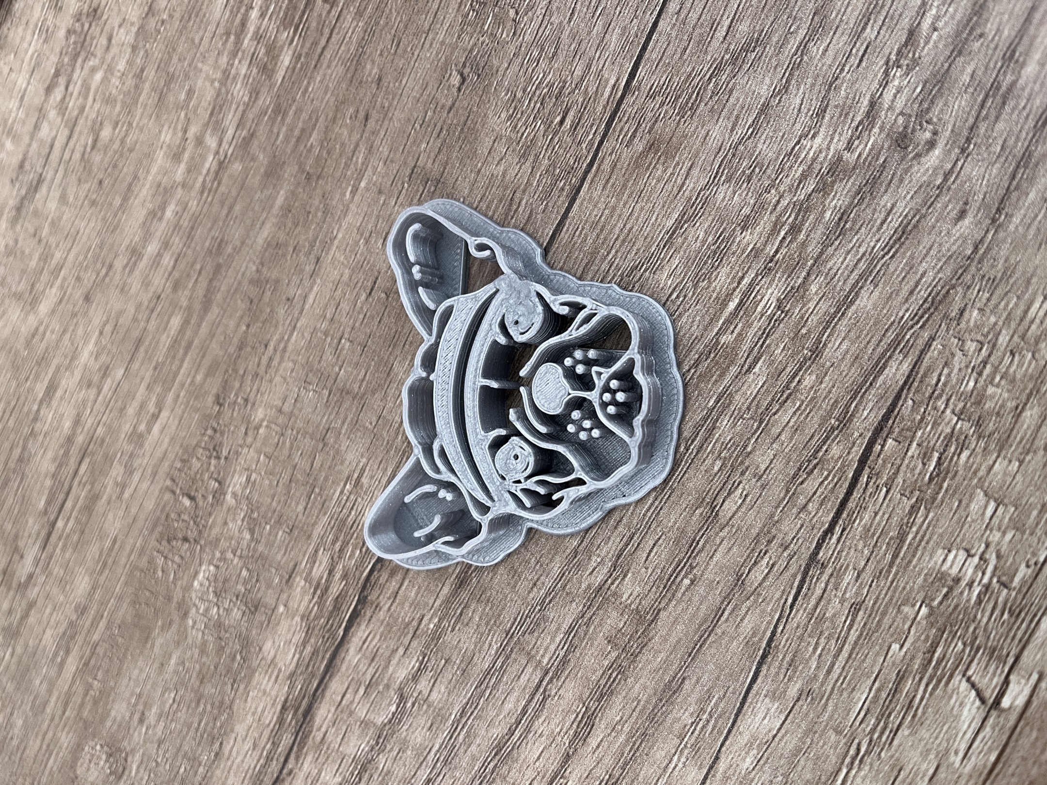 Bulldog cookie stamper