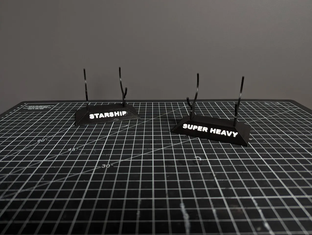 HORIZONTAL STAND FOR STARSHIP S24/B7 by Kmobrain - AstroDesign3D