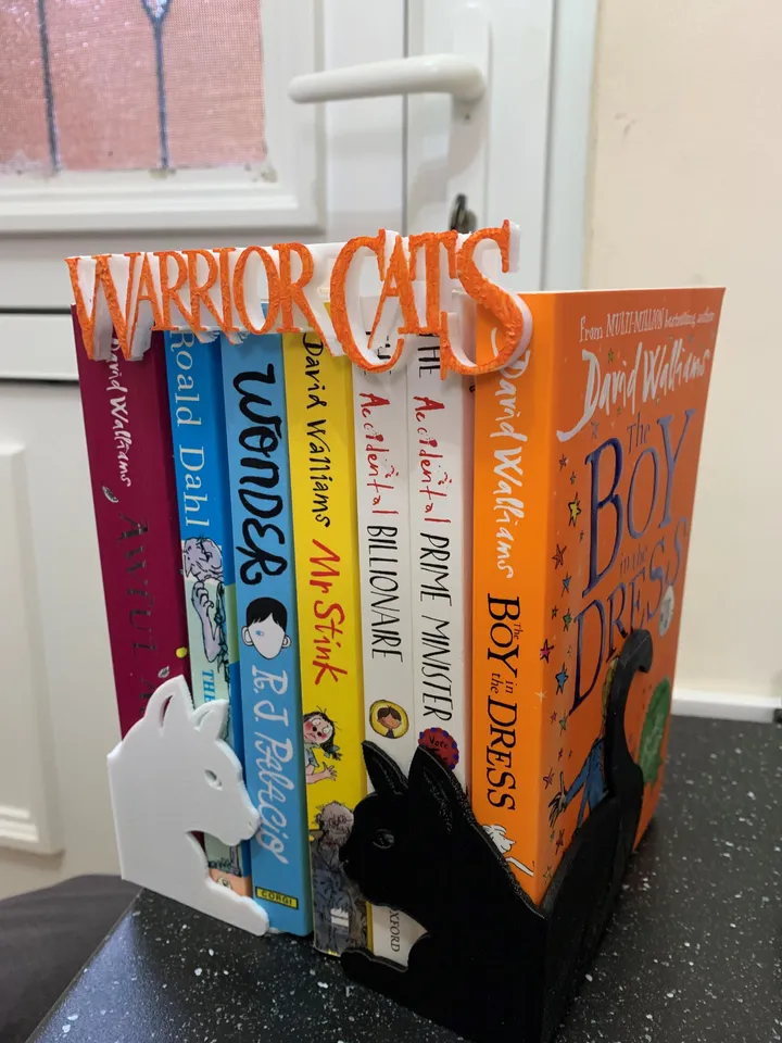 Cat bookends /Warrior Cats series by 4kicks, Download free STL model