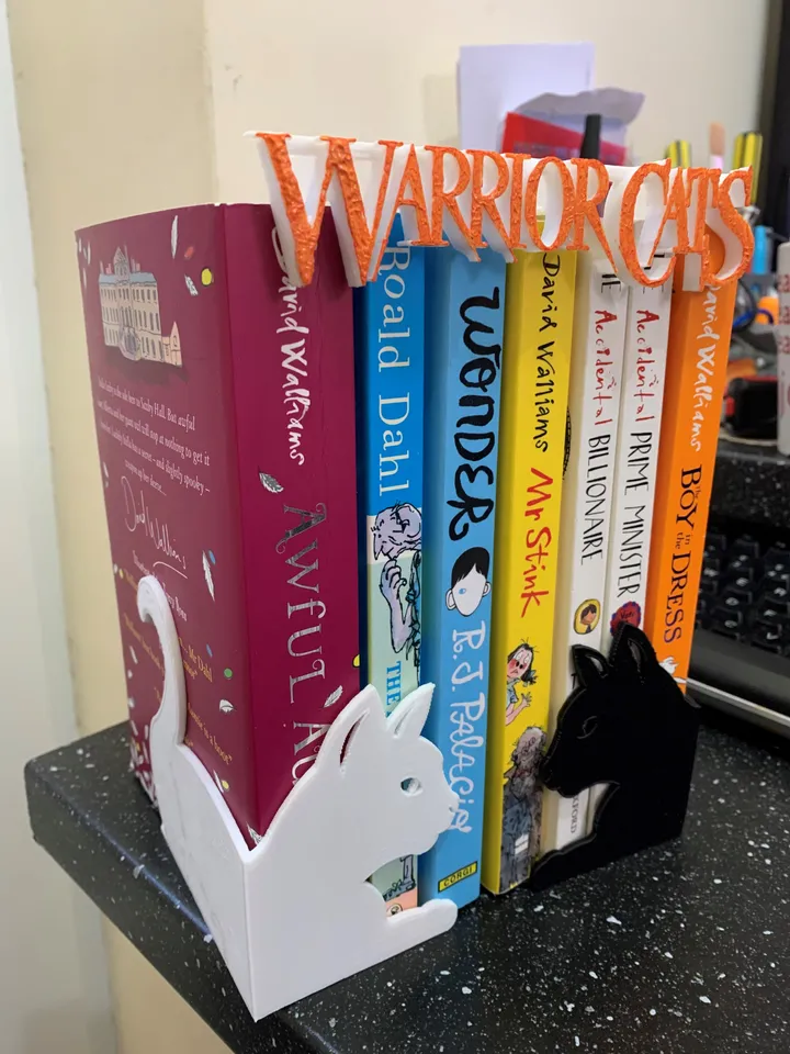 Cat bookends /Warrior Cats series by 4kicks, Download free STL model