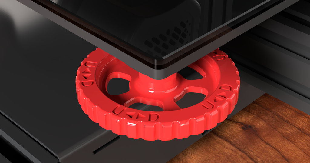 Bed leveling knob by dantech Download free STL model