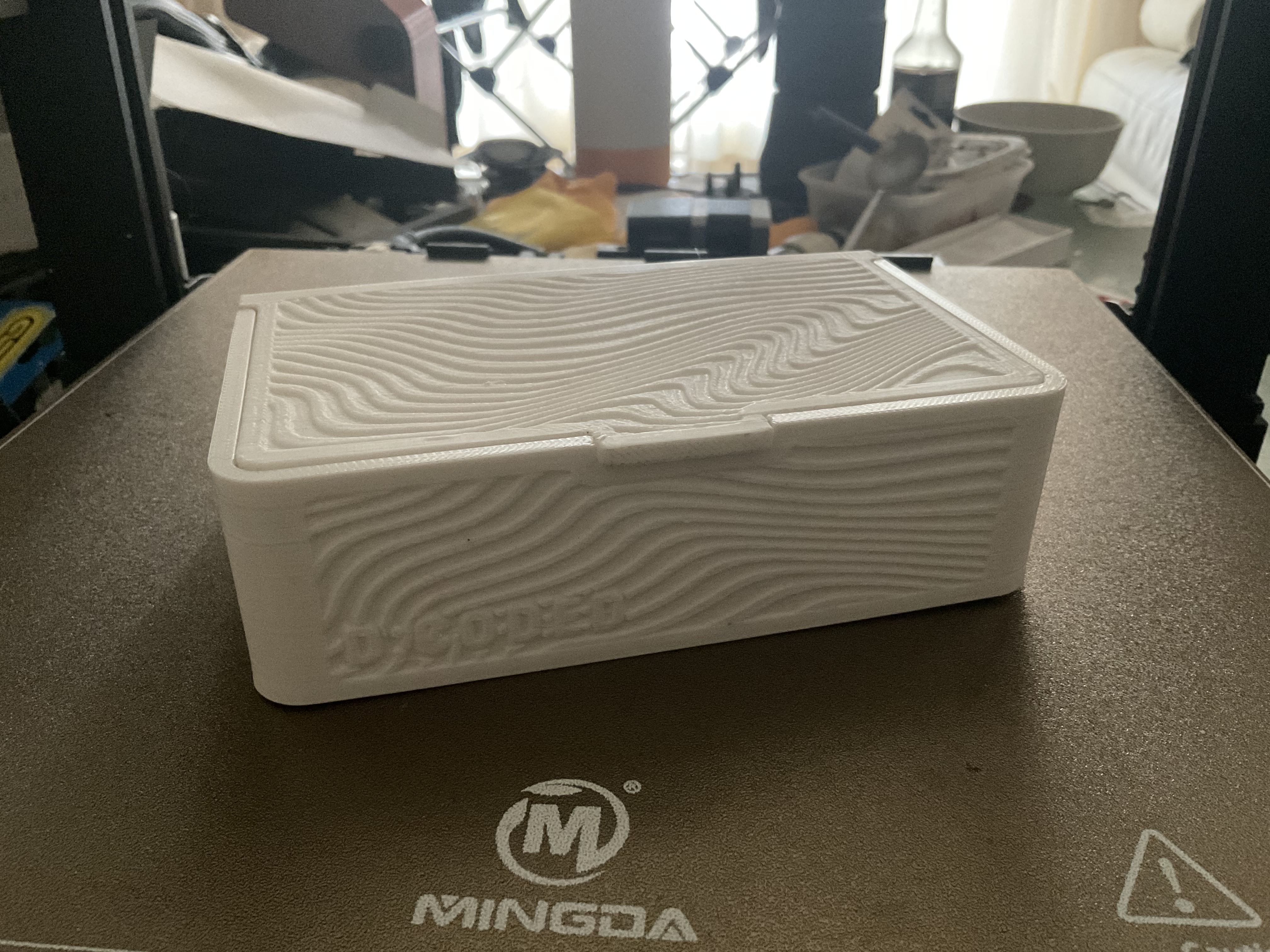 Print-in-place, Wavy design Box