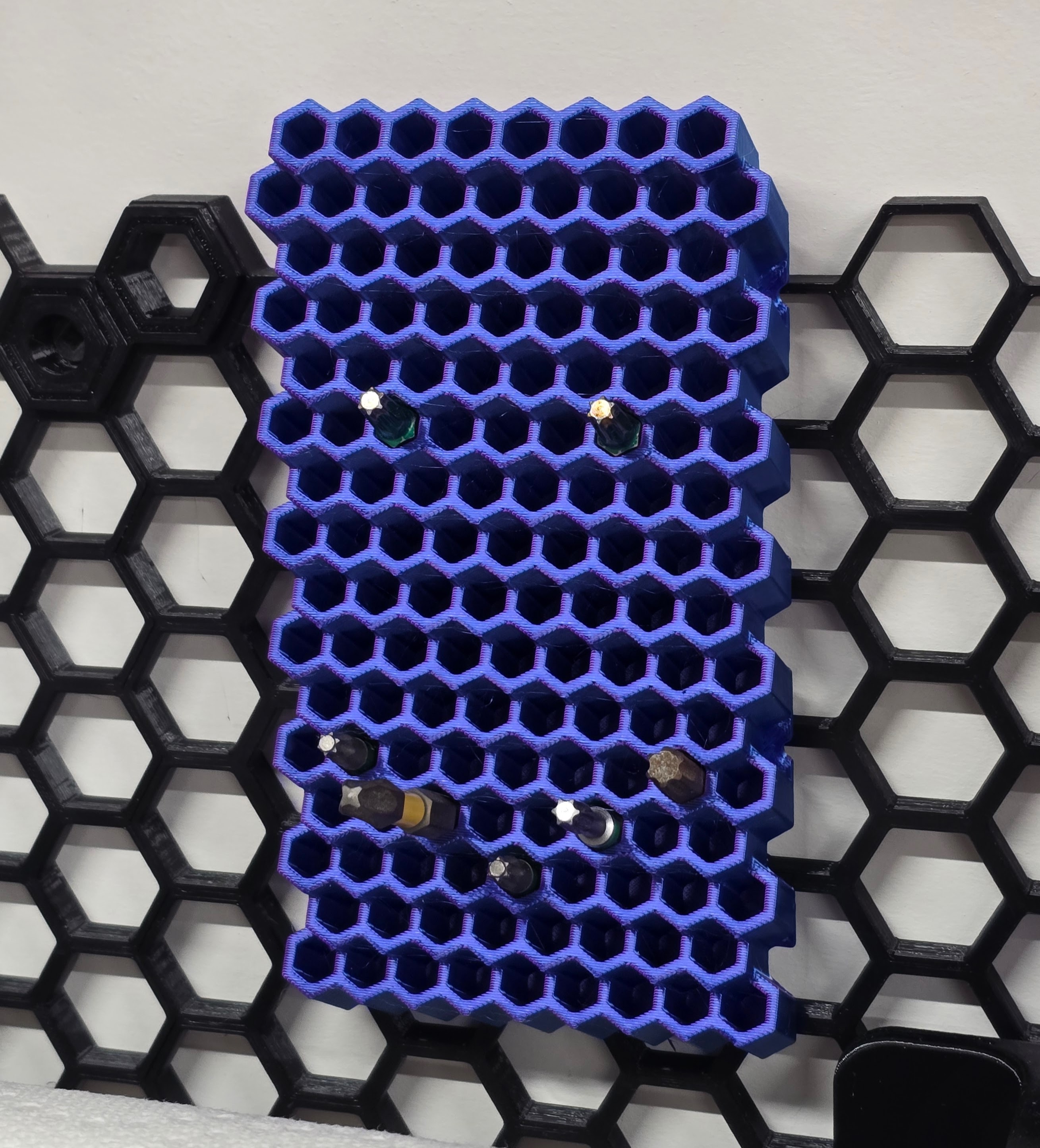 HSW Hex Bit Holder (Built-in Connectors) 3D model thumbnail