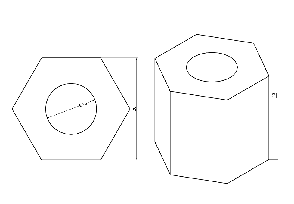 Calibration Hexagon by Boblikecheez Download free STL model