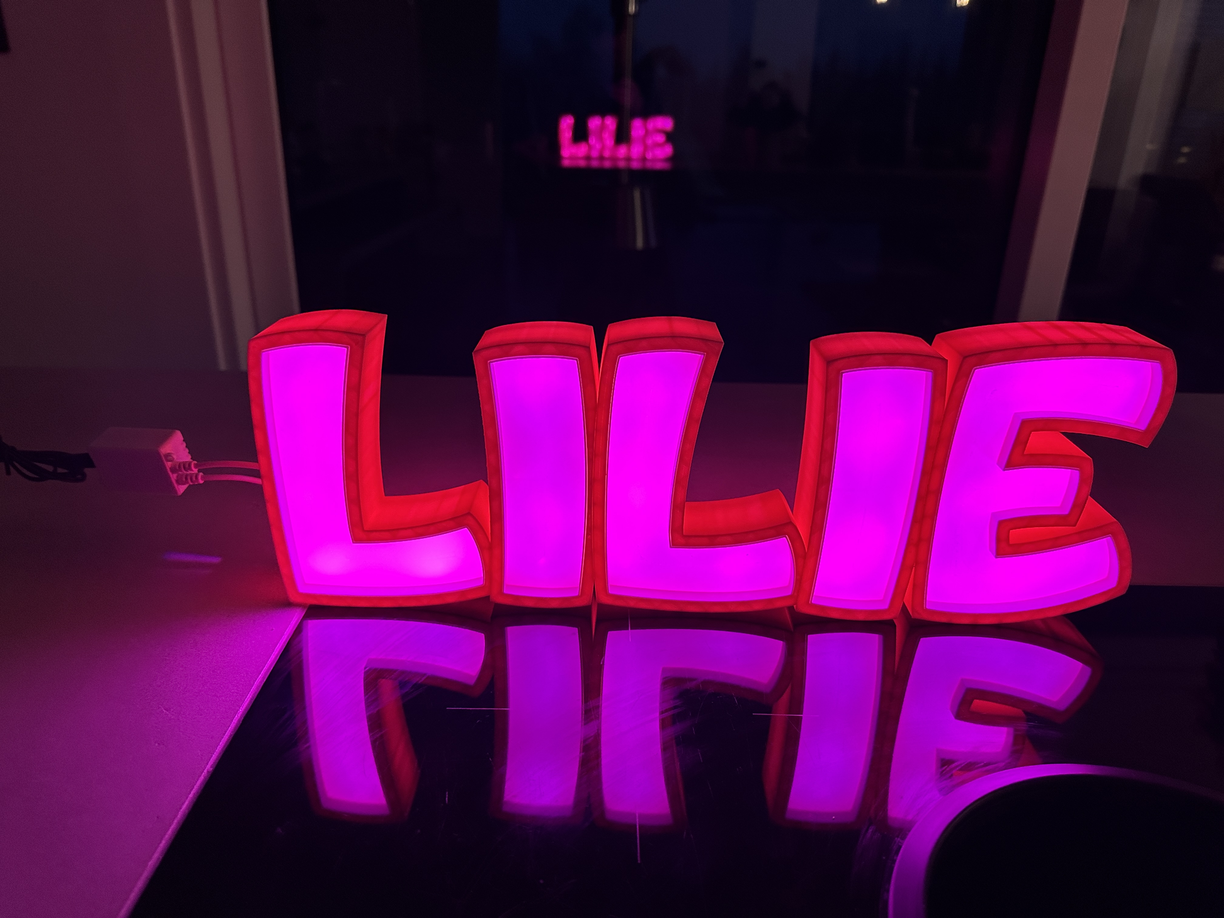 LILIE LED- Namenslampe