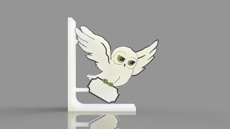 Harry Potter Customizable Hedwing bookend multicolor