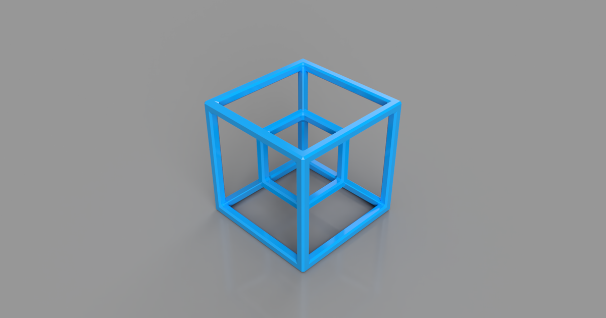 Tesseract by Titan3D | Download free STL model | Printables.com