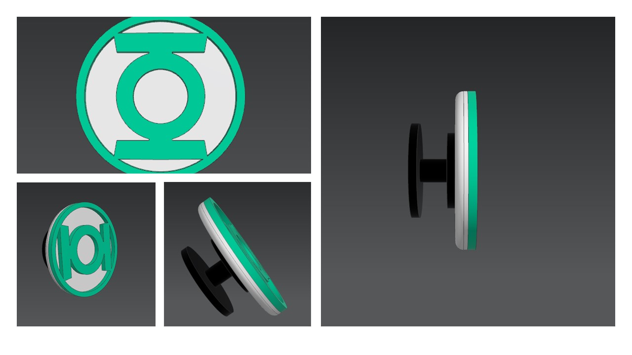 Green Lantern Croc Charm (Shoe charm)