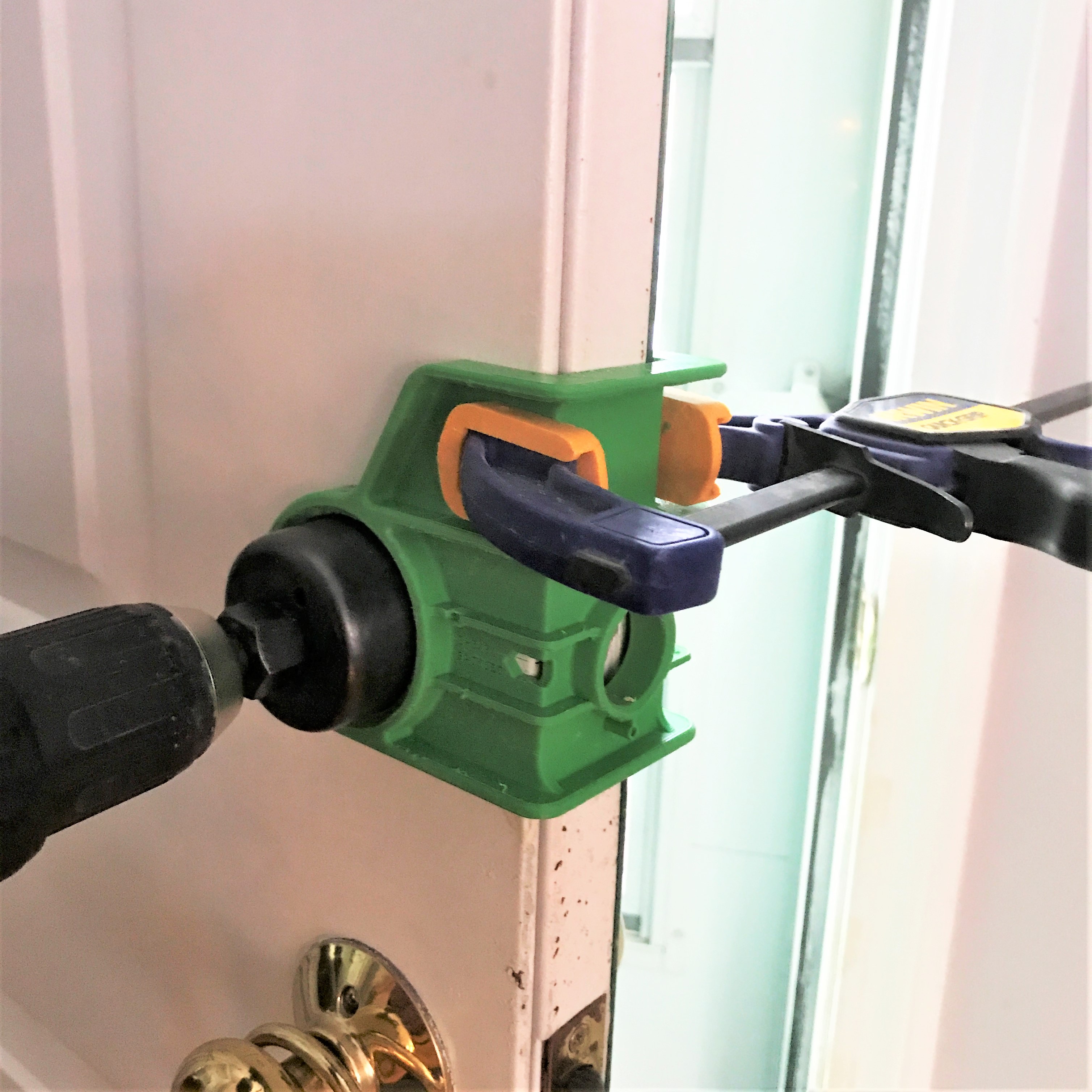 Lockset Installation Jig