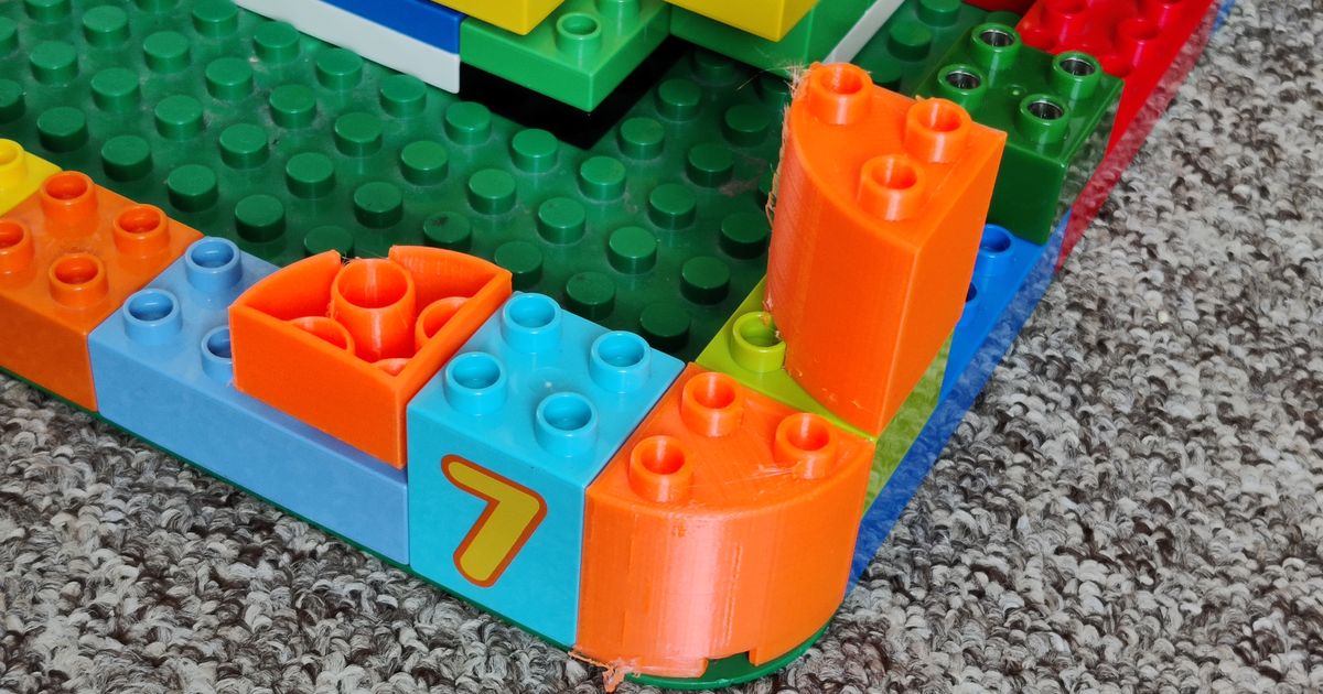 Duplo quarter circle/rounded corner brick generator tool by Radek