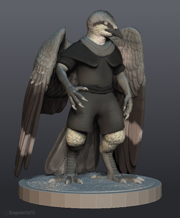 Aarakocra Sorcerer Miniature