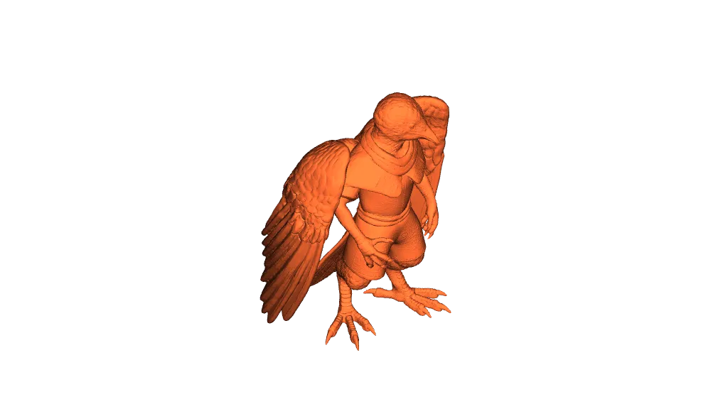 Aarakocra Sorcerer Miniature by DragonArtist15 | Download free STL ...