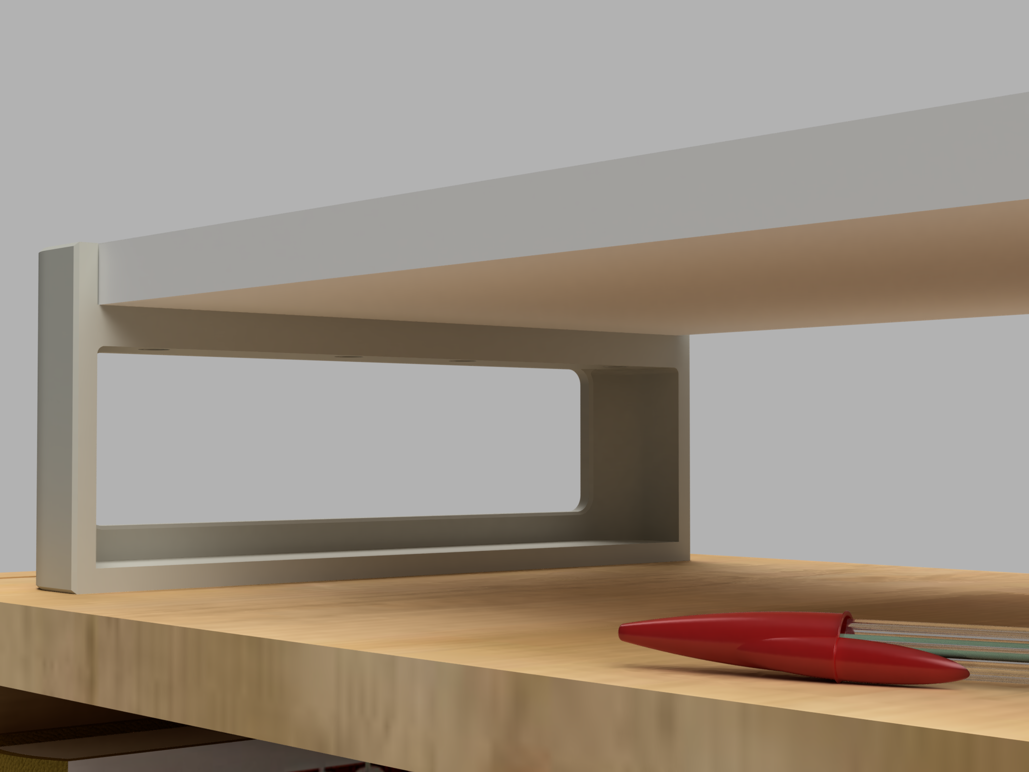 Make a Bauhaus inspired Computer Monitor Stand with a IKEA Burhult