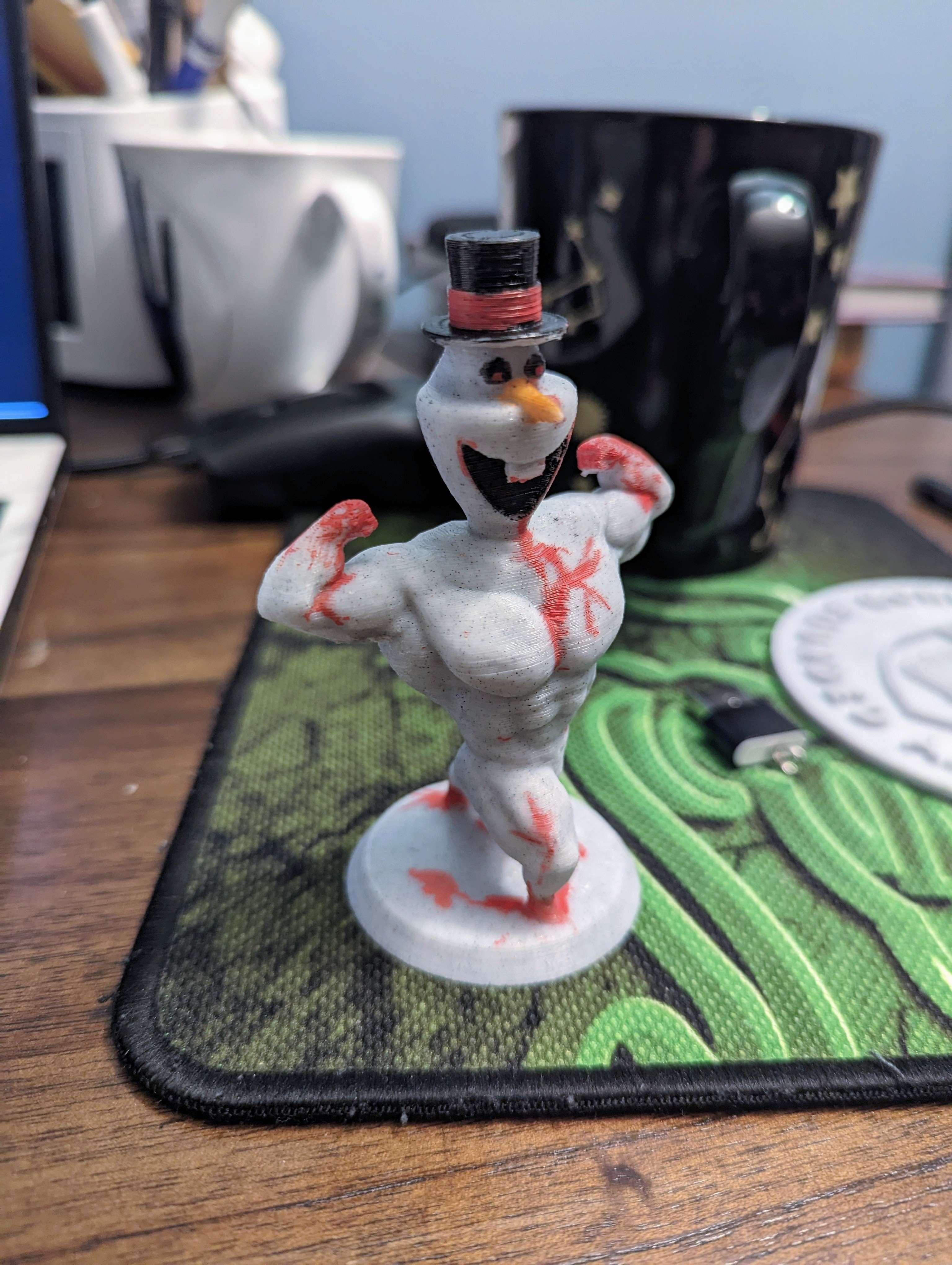 Miniatura 2 do modelo 3D Buff Olaf