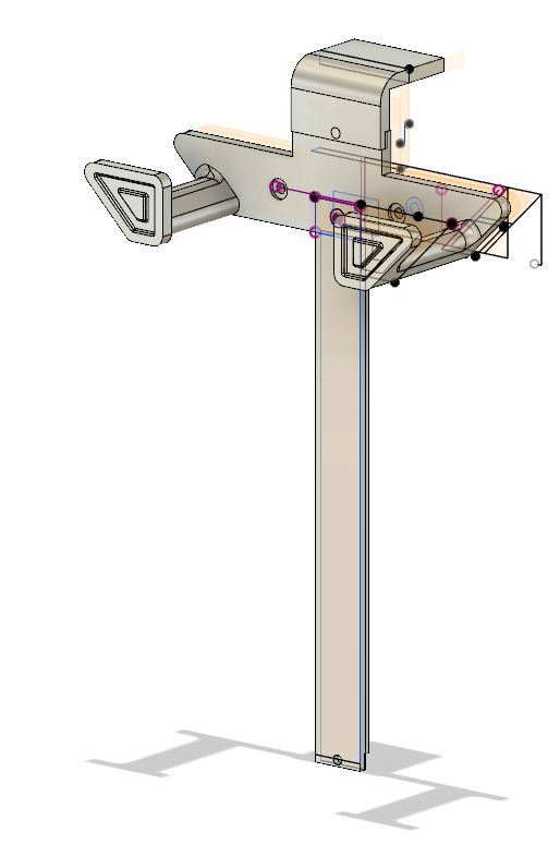 Miniatura 2 do modelo 3D Parametric Drone/Quadcopter Hanger System