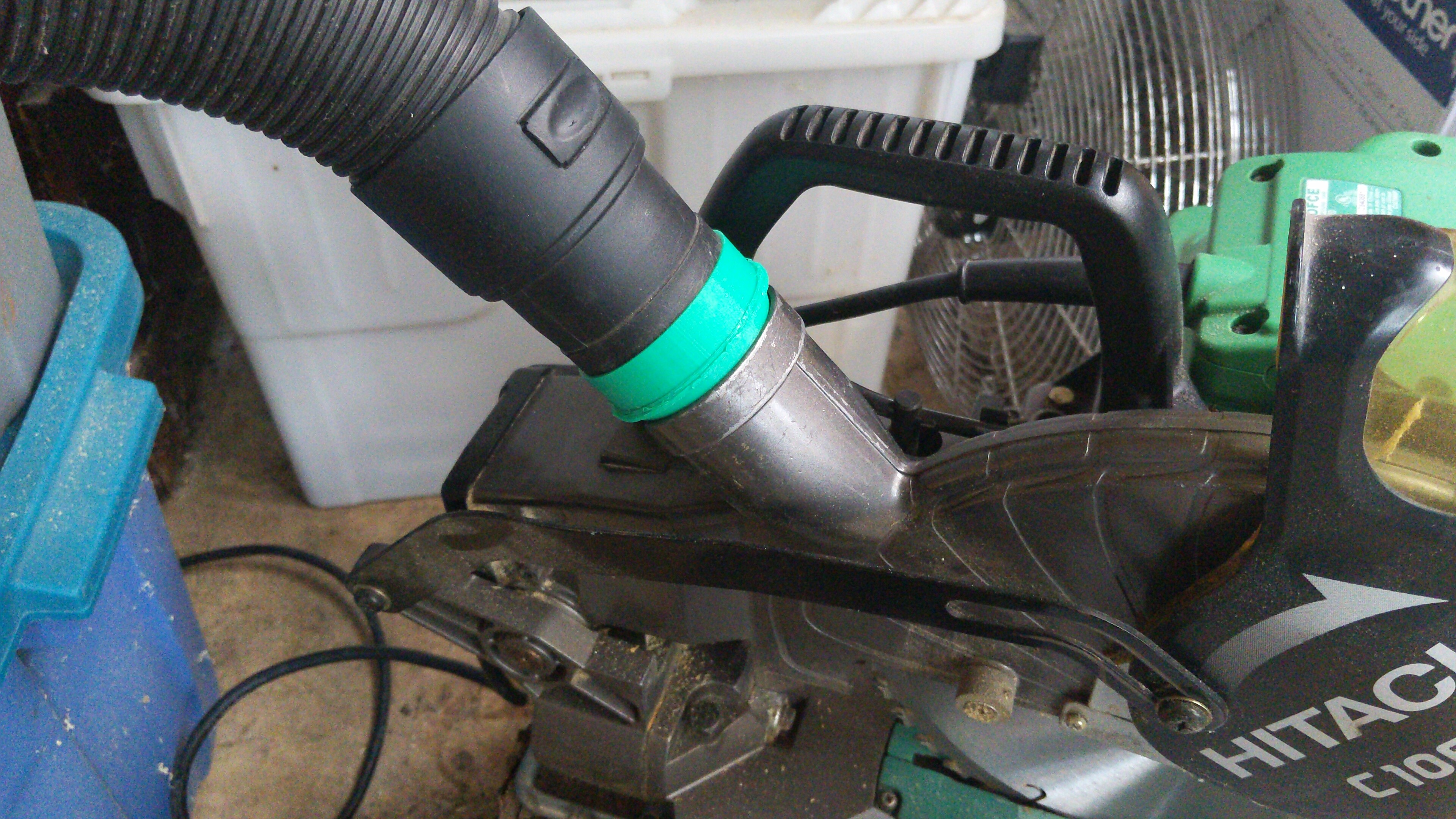 Hitachi C10FCE Miter Saw Vacuum Hose Adapter by Heinsight Download