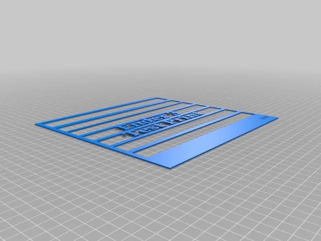 Ender 3 Test Print - Bed Leveler