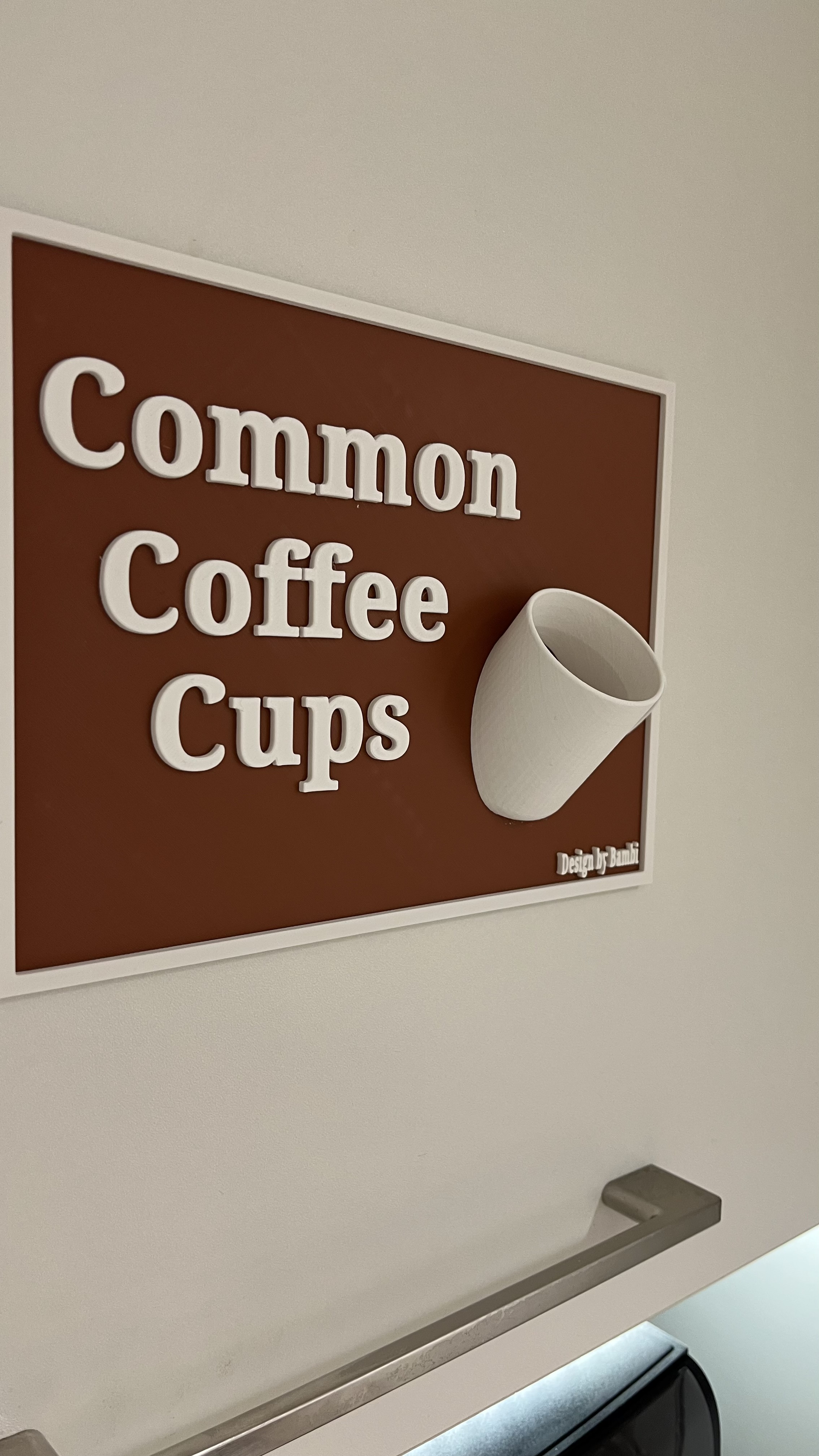 Office Information Sign Series >Common Coffee Cups<