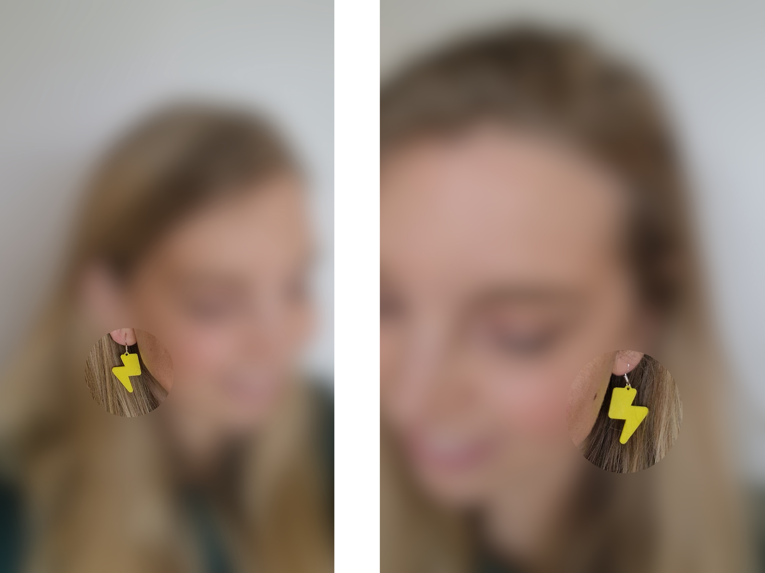 Miniatura 2 do modelo 3D Lightning bolt earrings