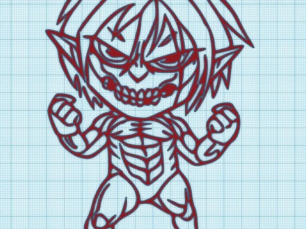 CHIBI EREN YEAGER - ATTACK ON TITAN - WALL ART