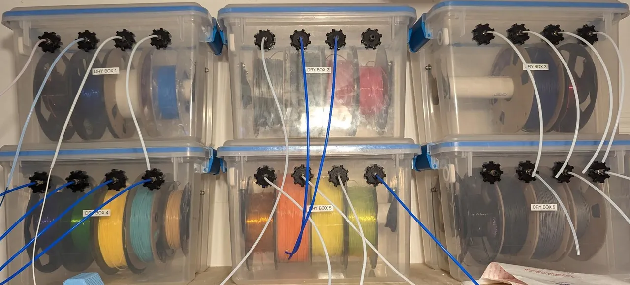 Ultimate Filament Dry Box by Krieger, Download free STL model