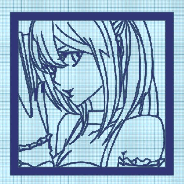 MISA - DEATH NOTE - FRAMED WALL ART - 2 versions by Ogama