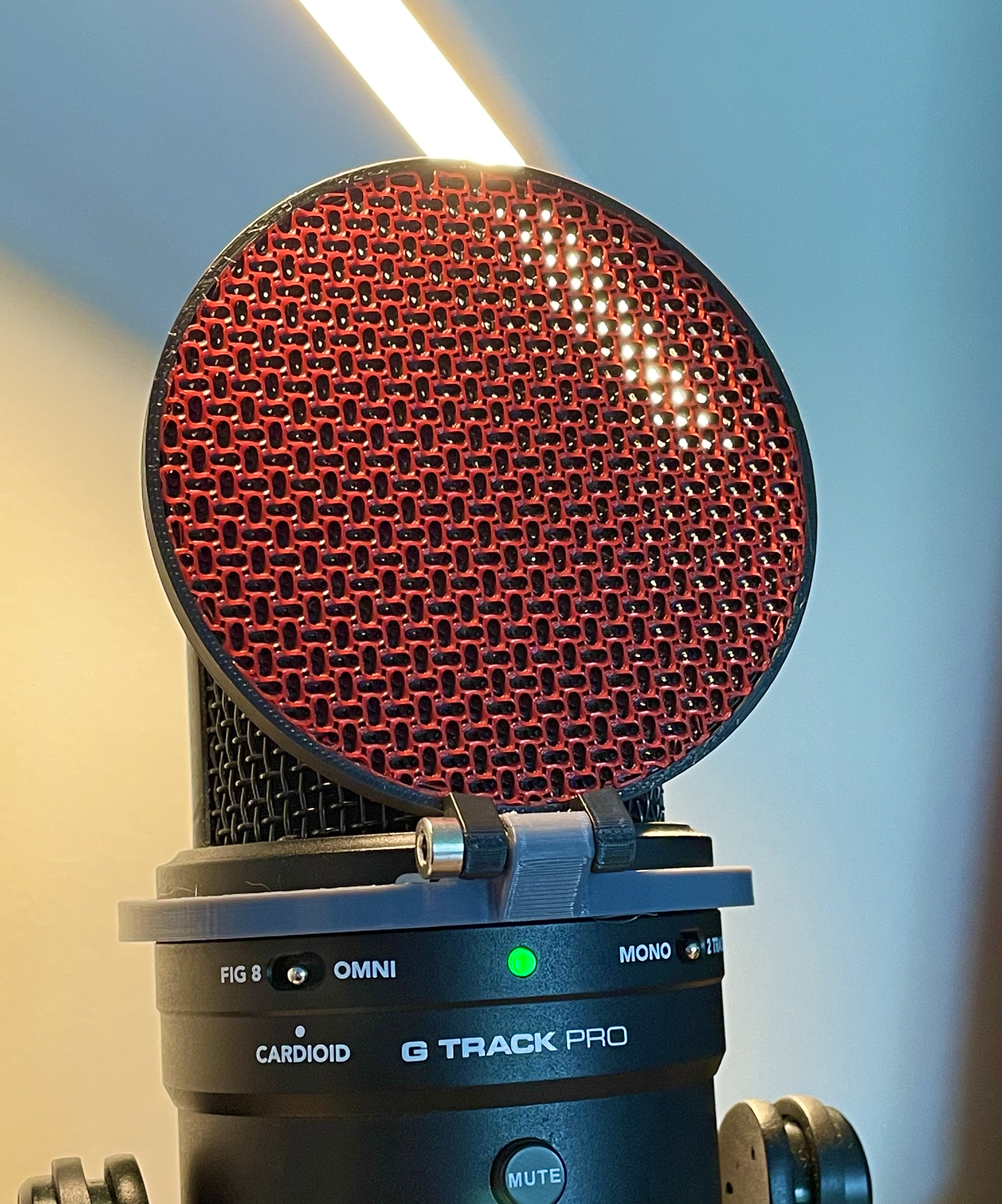 Printable Pop Filter for Your Microphone