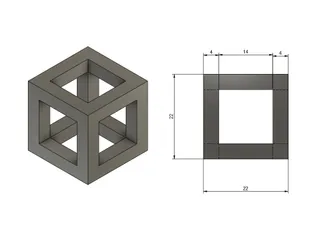 Test cube by V3nca | Download free STL model | Printables.com