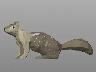California Ground Squirrel by D4vidPgc | Download free STL model ...