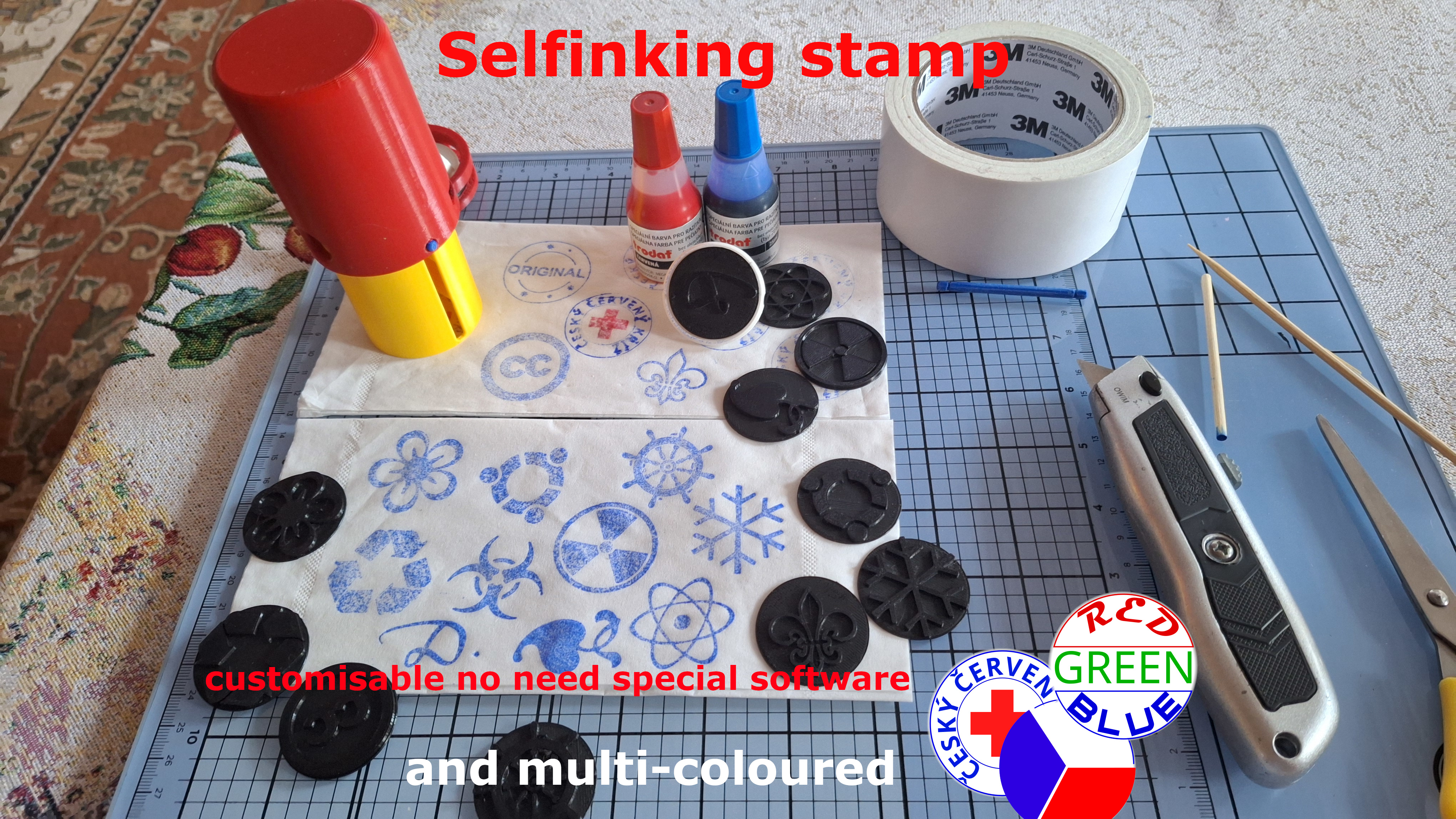 Samobarvící razítko (selfinking stamp)