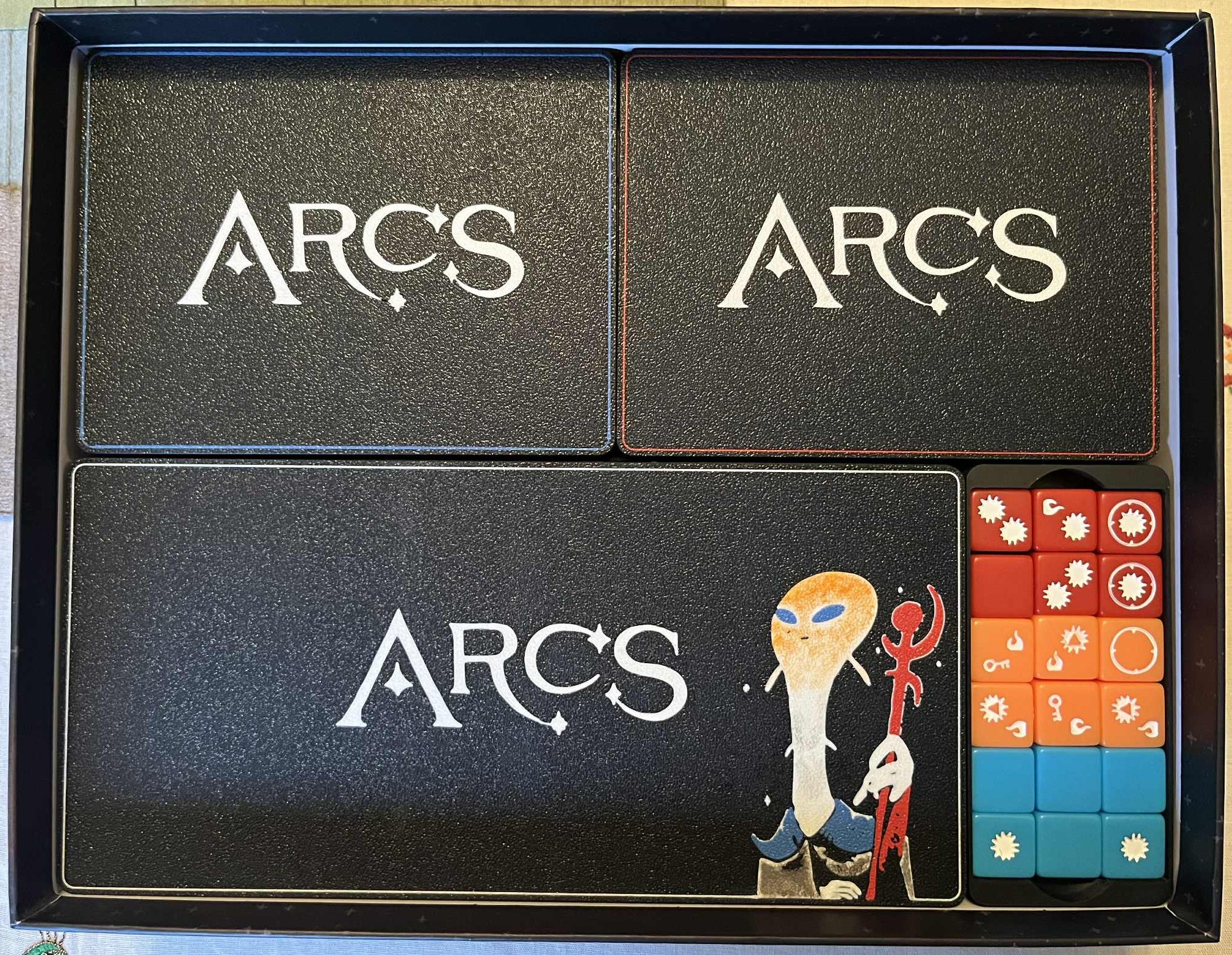 ARCS Insert - Base Game + Leaders and Lore (Sleeved Cards)