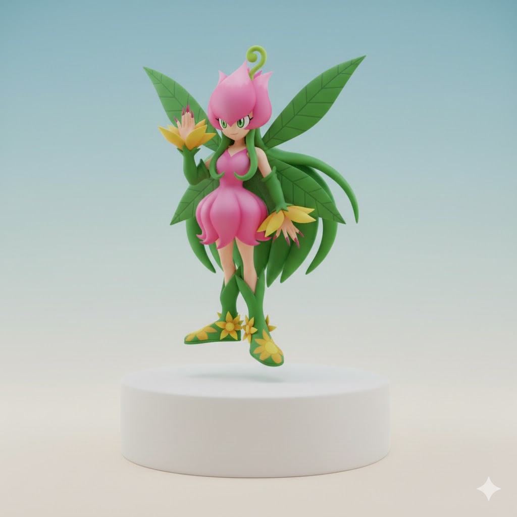 Lilimon Digimon Creature Model