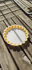 Petal-shaped plant pot coaster