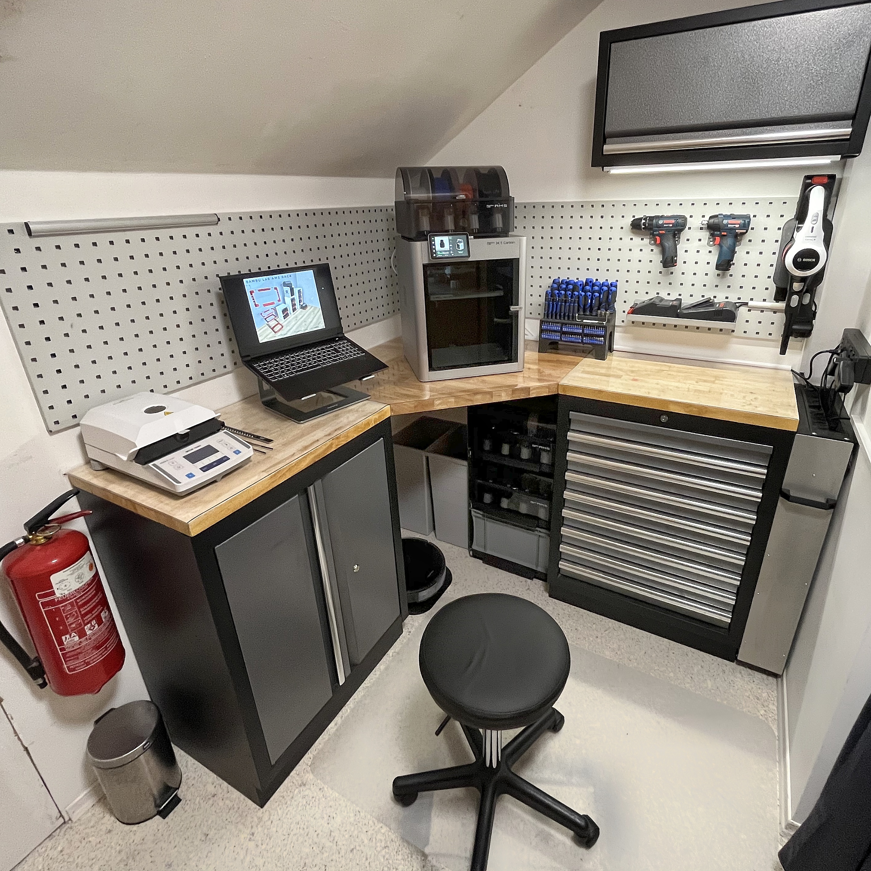 Miniatura 2 do modelo 3D BAMBU LAB AMS RACK DRAWER SYSTEM