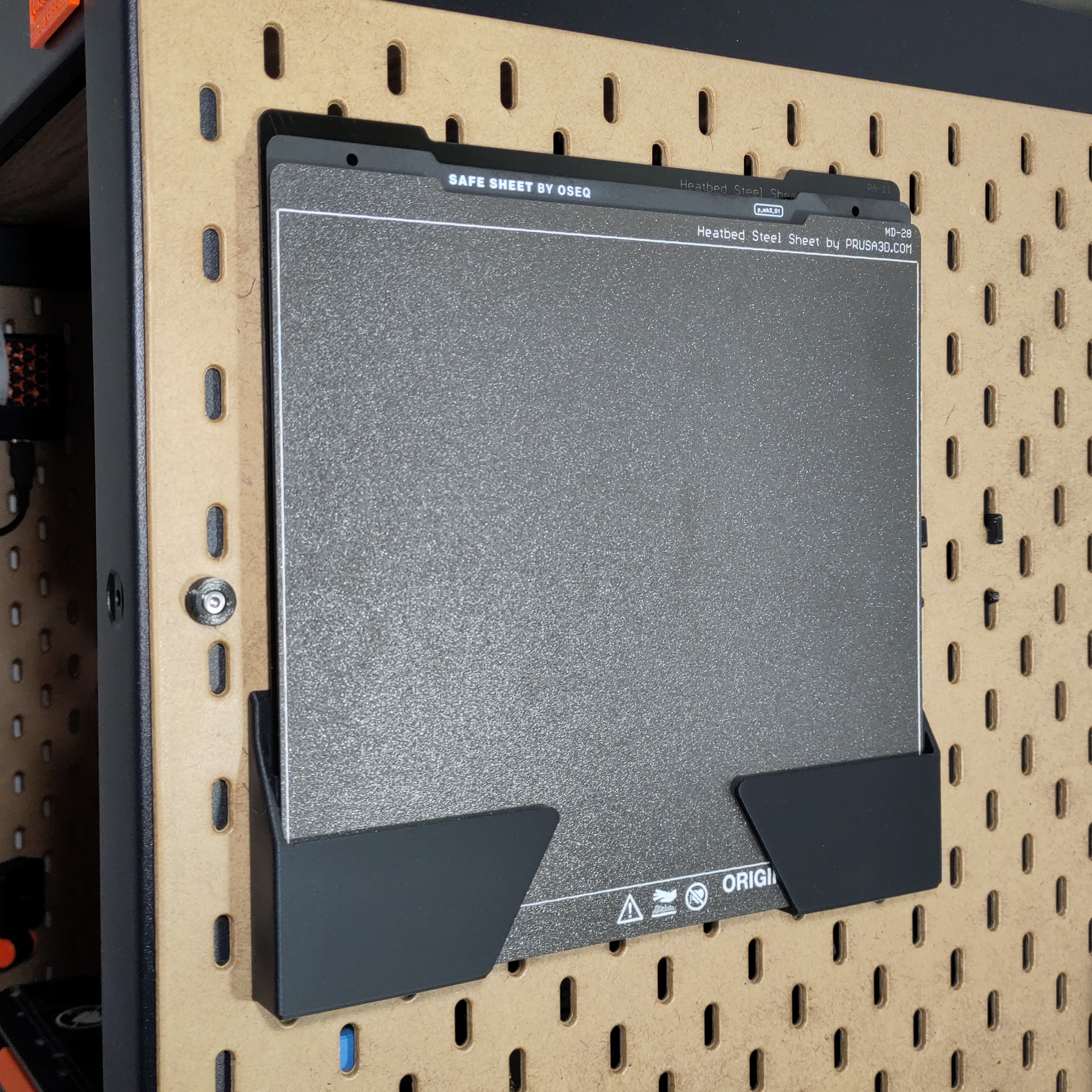 IKEA SKADIS MK3 / MK3S / MK3S+ Steel Sheet Holder 3D model thumbnail