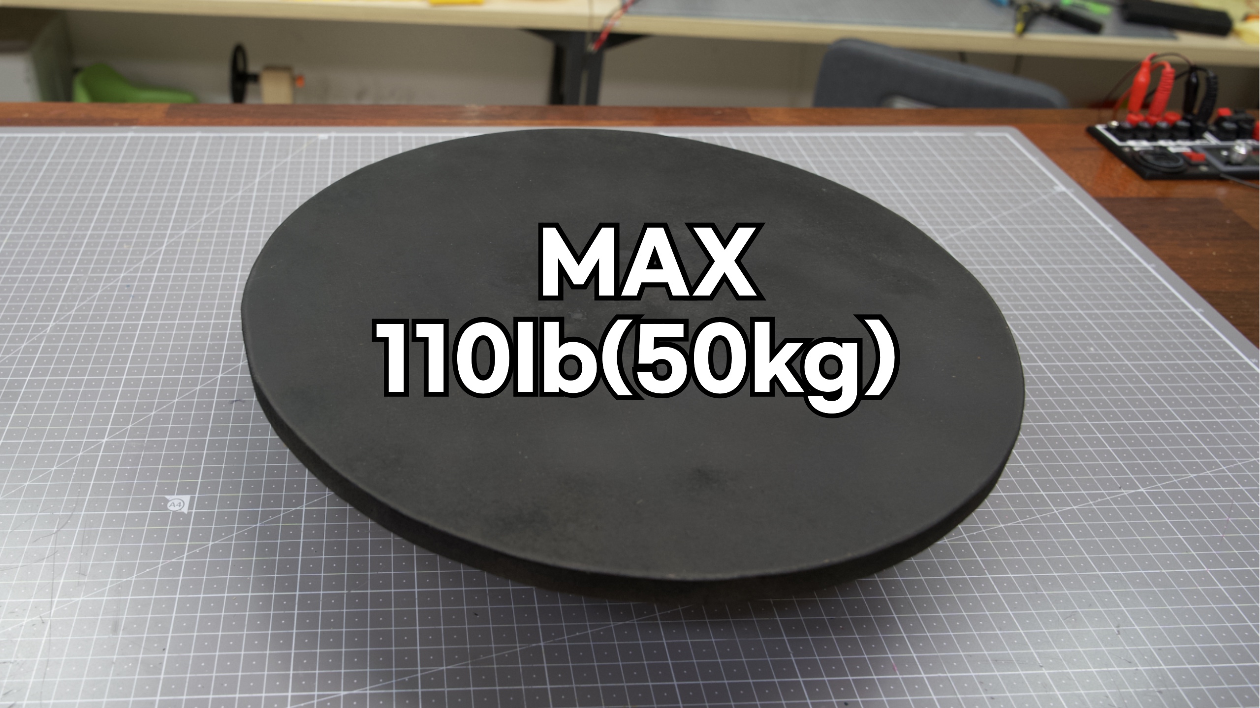 MAX 110lb(50kg) Motorized Turn Table / Lazy Susan by Maker-Y | Download