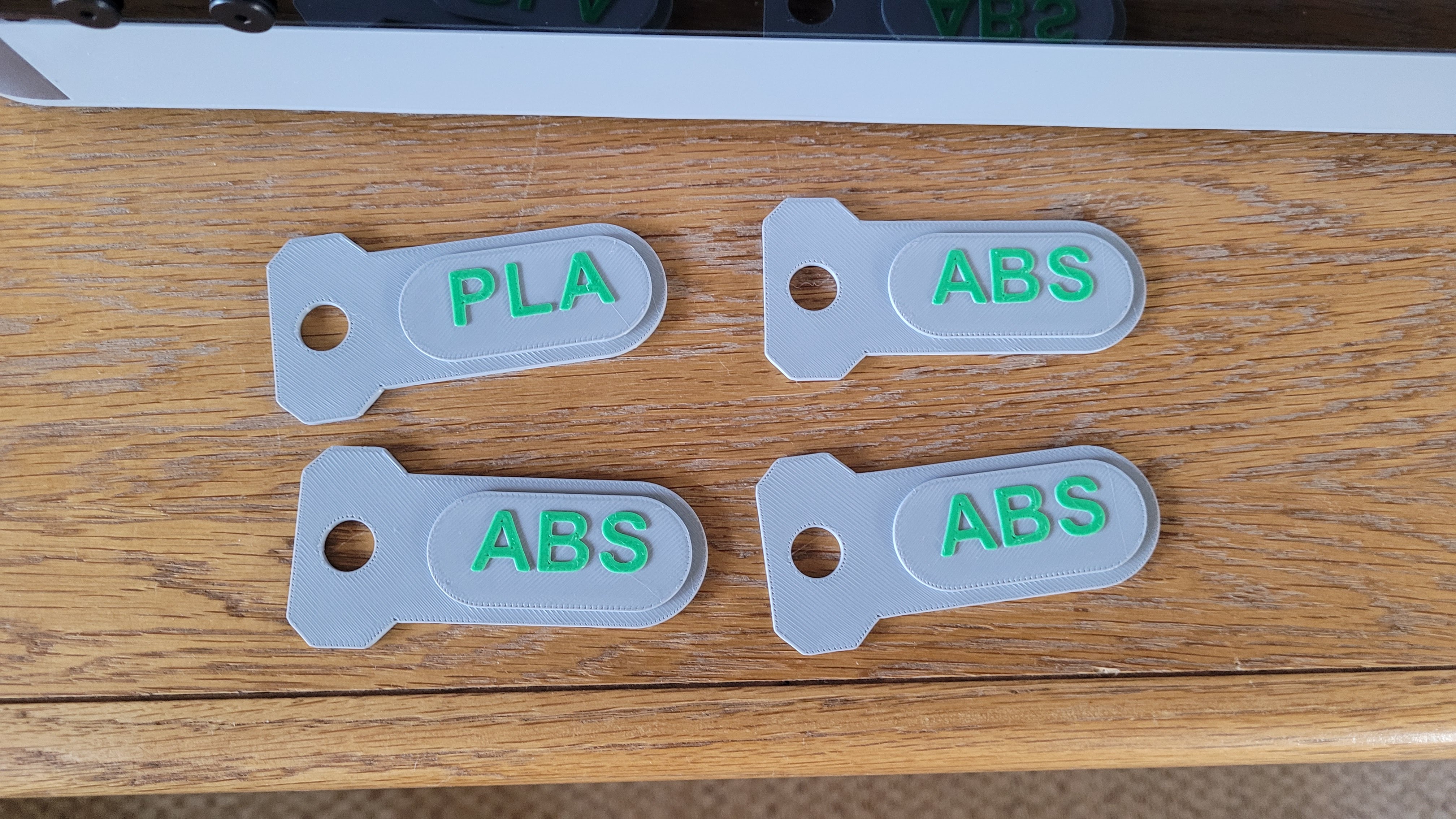 Bambu AMS Filament tag stand remix by ScottE Download free STL model