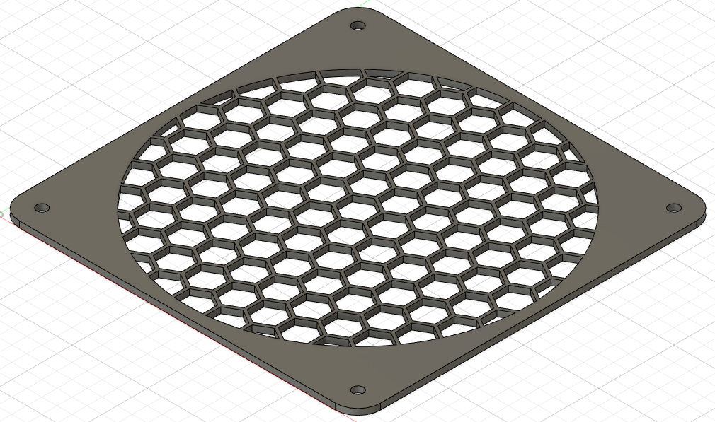 Fan Grill (120mm & 60mm) by Zenmaster33 Download free STL model