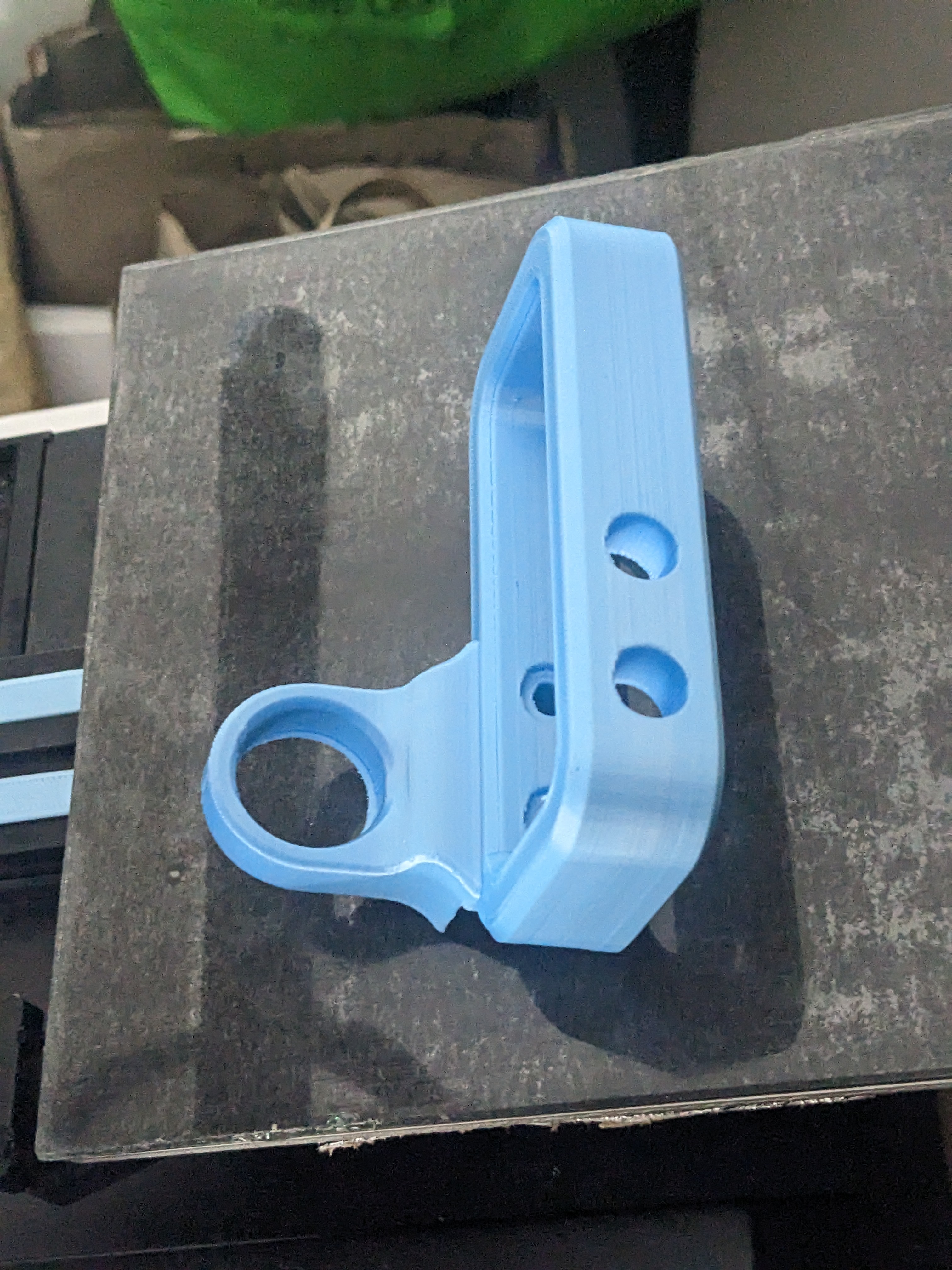 Creality Ender 2 PRO Handle with Z Axis stabiliser modified for bigger hands and tools