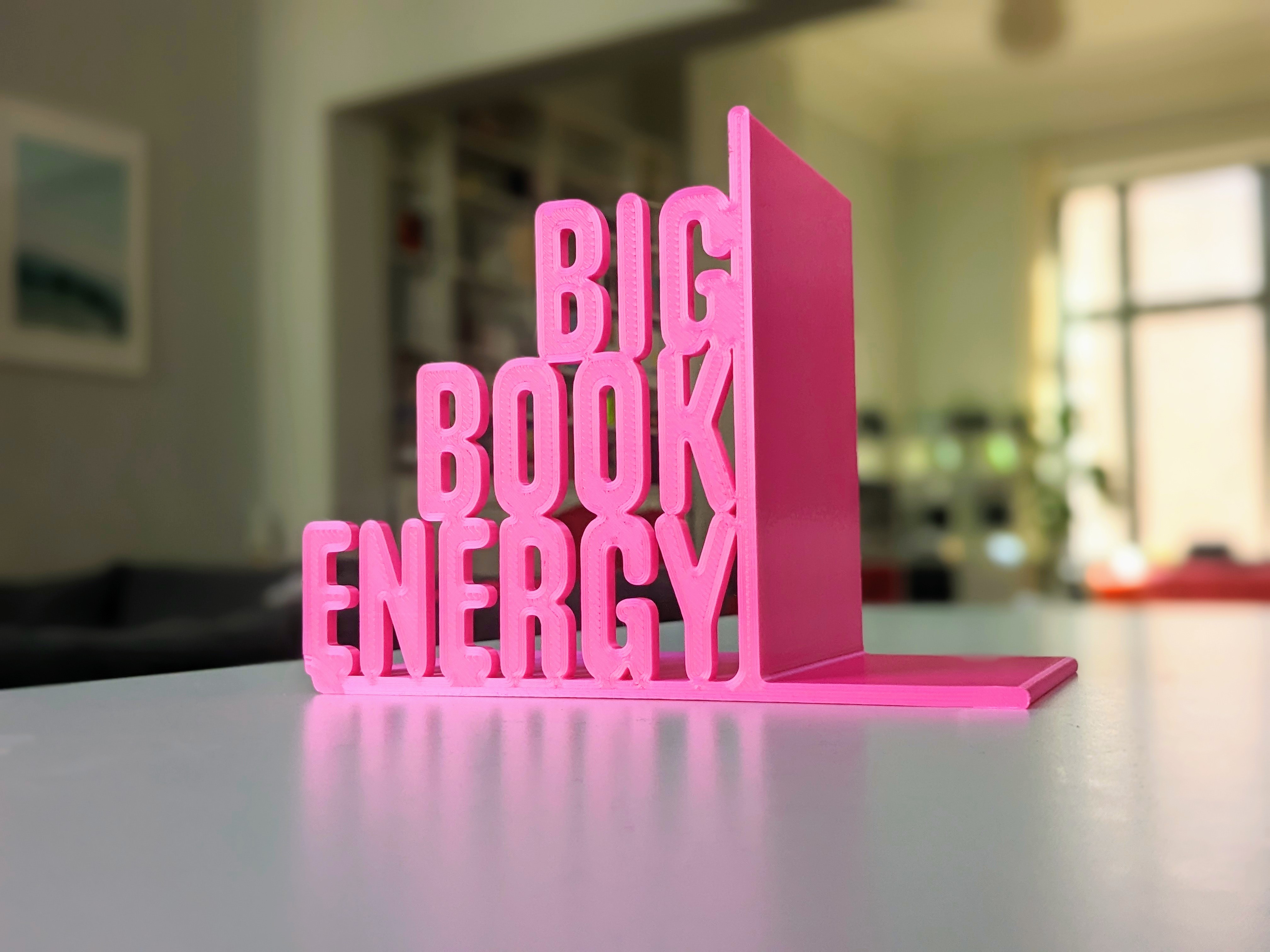 BIG BOOK ENERGY bookend