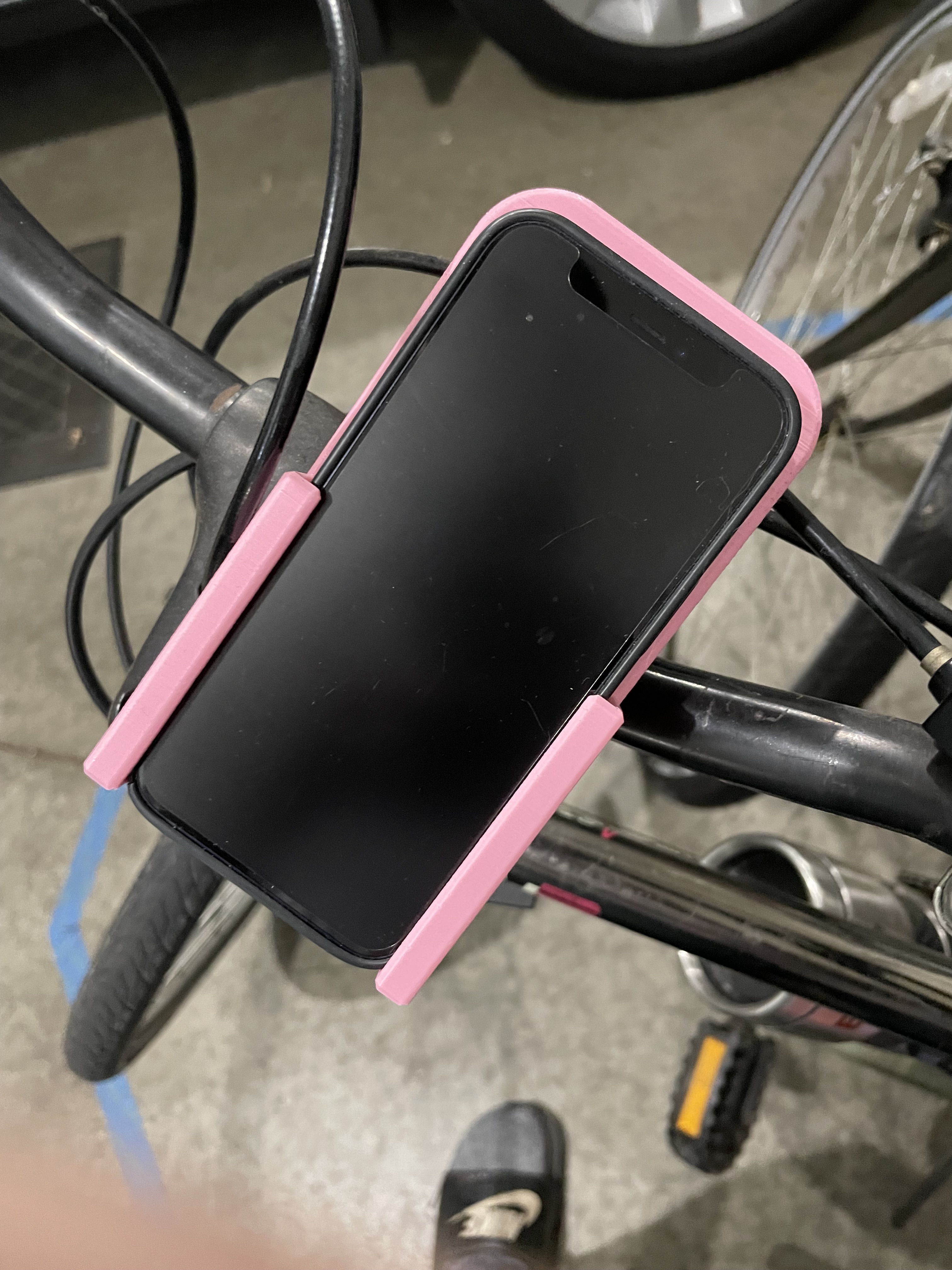iPhone 12 Mini (with Apple Mag Safe Case) Handle Bar Bike Mount