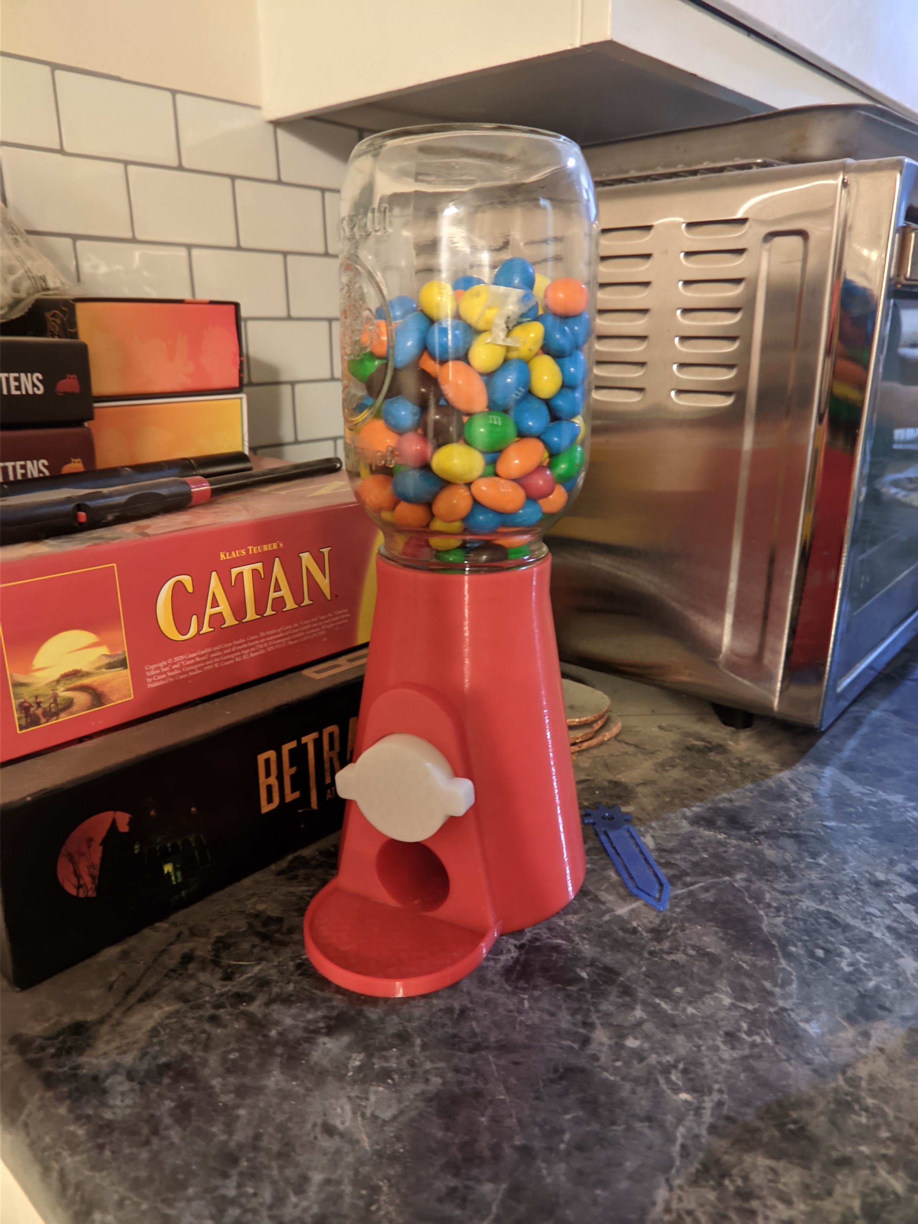Larger Mason Jar Candy Machine by LockManipulator Download free STL