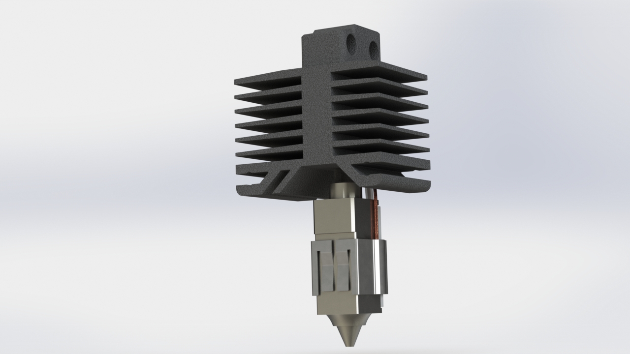 Complete Hotend Assembly Bambu Lab X1C Steel Nozzle By Nanodesigner ...