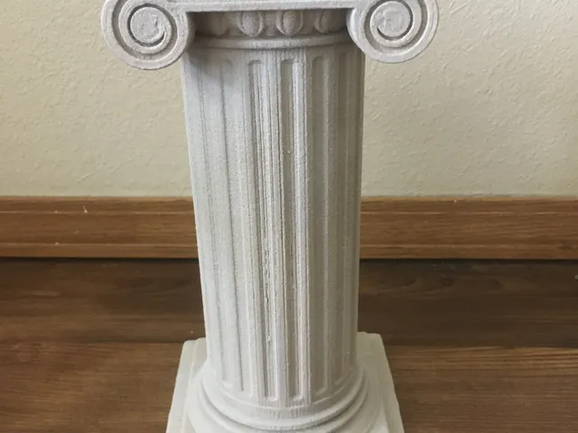 Ionic Column Pillar High Resolution, Multiple Sizes